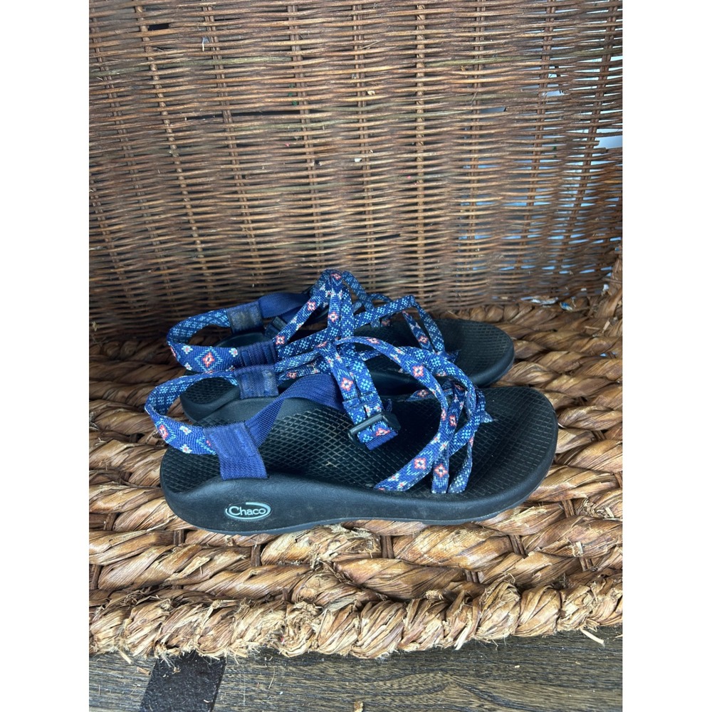Chaco Women's Blue Patterned Z/Cloud Sandals